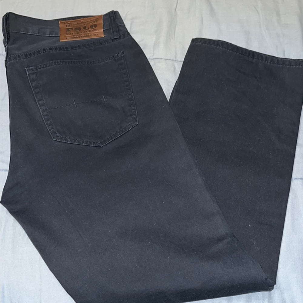 Polo by Ralph Lauren Black Straight Jeans